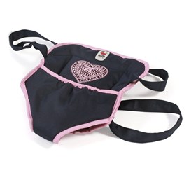 Sangle de portage poupée, anthracite - b