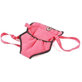 Sangle de portage poupée, rose - anthrac