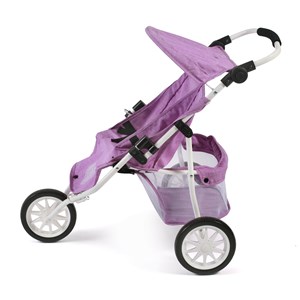 Poussette jogger 3 roues pour poupées ju