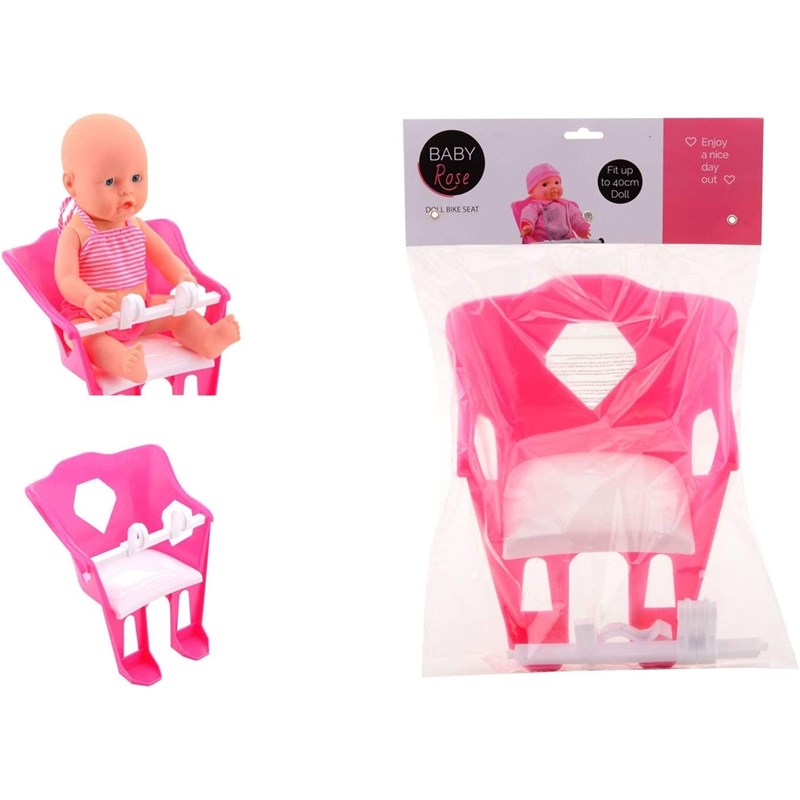 Bébé rose siège de vélo pour poupée