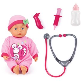 Kit docteur poupée bébé avec son
