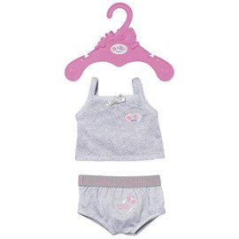 Baby born sous-vêtements gris 43 cm