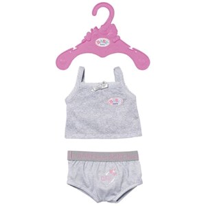 Baby born sous-vêtements gris 43 cm