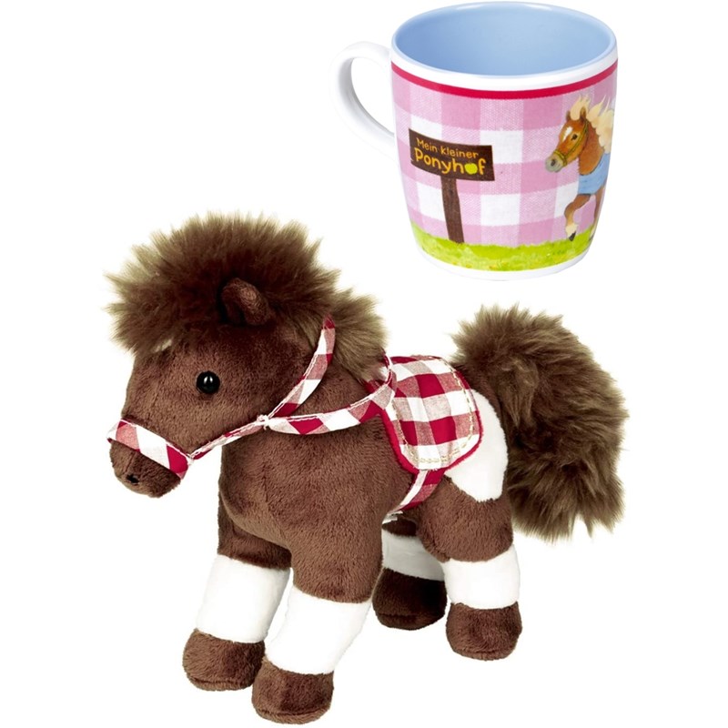 Lot de 2 articles - tasse et petit poney