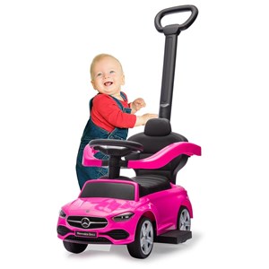 Porteur mercedes classe c rose 3-en-1