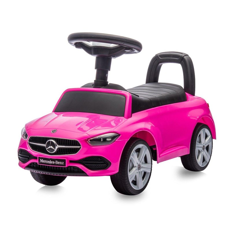 Porteur mercedes classe c rose 2-en-1