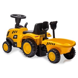 Porteur tracteur cat jaune 2-en-1