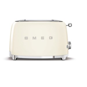 Grille-pain smeg tsf01creu crème 950 w