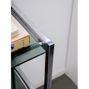 Desserte en métal et verre n°166