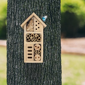 Hôtel à insecte fishtec refuge toutes saisons - coccinelle, papillon,