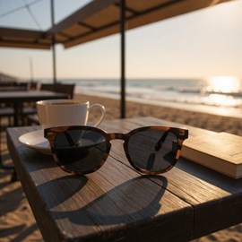 Lunettes  mixte bois la-bicolore-394fm