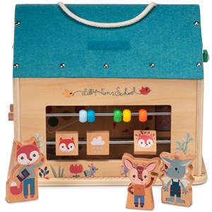 Jeu d'activités en bois ma première école