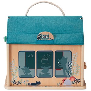 Jeu d'activités en bois ma première école