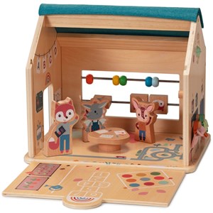 Jeu d'activités en bois ma première école