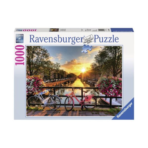 Puzzle 1000 pièces ravensburger vélos à