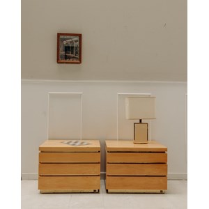 Maïa, la paire de chevets en bois n°233
