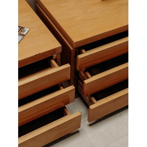 Maïa, la paire de chevets en bois n°233