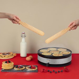 Crêpière avec plaque réversible 33cm - krep56