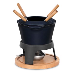 Set à fondue en fonte 4 personnes - mont d'arbois