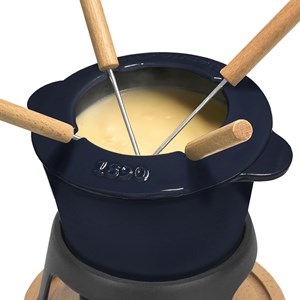 Set à fondue en fonte 4 personnes - mont d'arbois