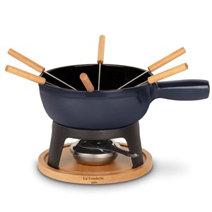 Set à fondue en fonte 6 personnes - mont joux