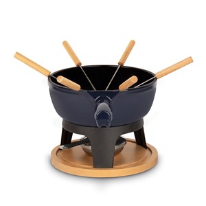 Set à fondue en fonte 6 personnes - mont joux