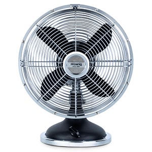 Ventilateur design metal - joe50 noir