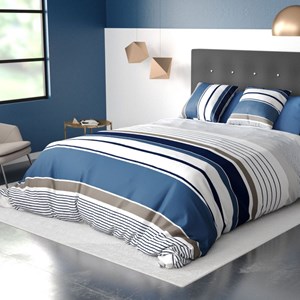 Housse de couette 240x220 + 2 taies