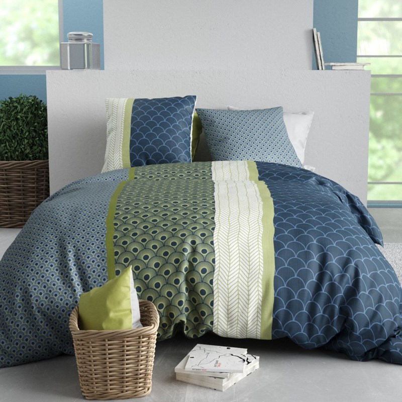 Housse de couette 240x220 + 2 taies