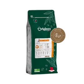 Café bio moka d'abyssinie - pur arabica - grain 1 kg