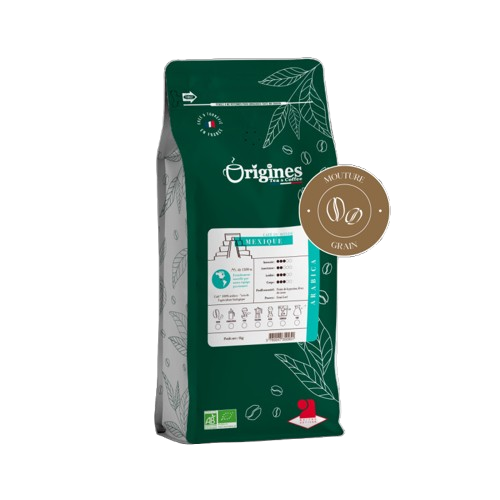 Café bio mexique chiapas - pur arabica - grain 1 kg