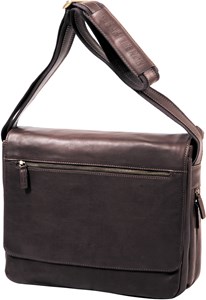Besace arizona gérard henon cuir de vachette gras pleine fleur gh 5273 Marron