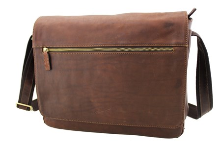 Besace arizona gérard henon cuir de vachette gras pleine fleur gh 5273 Camel