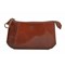 Trousse de maquillage en cuir de vachette collet katana k 353083 Camel