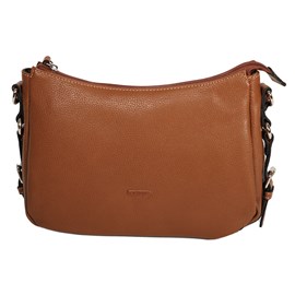 Pochette katana en cuir de vachette grainé 69904-marron