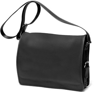 Besace gérard henon golf cuir de vachette grainé gh 2960 Noir
