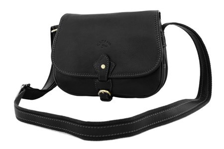 Besace katana en cuir de vachette k 32587 Noir