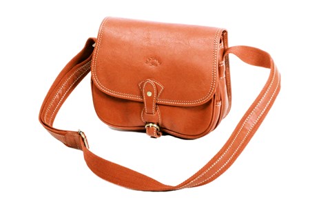 Besace katana en cuir de vachette k 32587 Camel