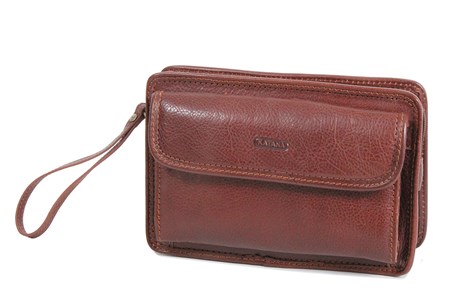 Pochette à glissière katana k 36111 Marron