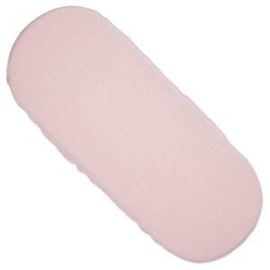 Housse couffin ovale gaze coton jeanne