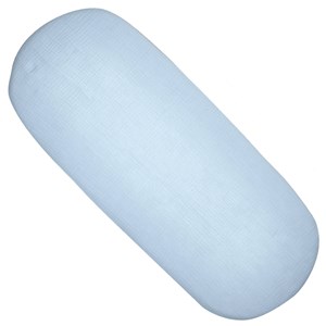 Housse couffin ovale gaze coton jeanne