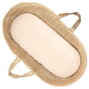 Housse couffin ovale gaze coton jeanne