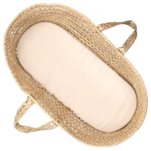 Sevira Kids - Housse couffin ovale gaze coton jeanne