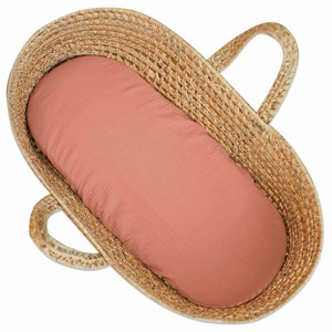 Drap housse couffin ovale en gaze de