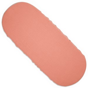 Housse couffin ovale gaze coton jeanne