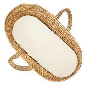 Housse couffin ovale gaze coton jeanne