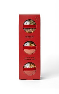 Coffret 3 boules de noël préparation  cocktails
