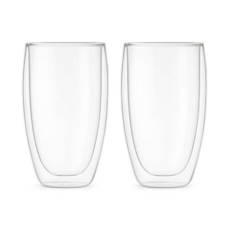 2 tasses à latte - double paroi - 450 ml