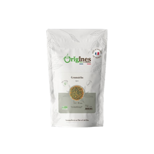 Genmaicha - thé vert bio du japon au riz grillé - sachet 100g