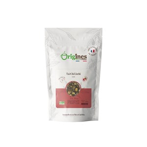 Tai-chi litchi - thé blanc bio litchi - sachet 80g